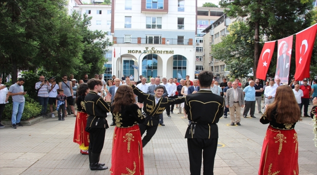 Artvin'de "19. Hopa Kültür Sanat ve Deniz Festivali" başladı