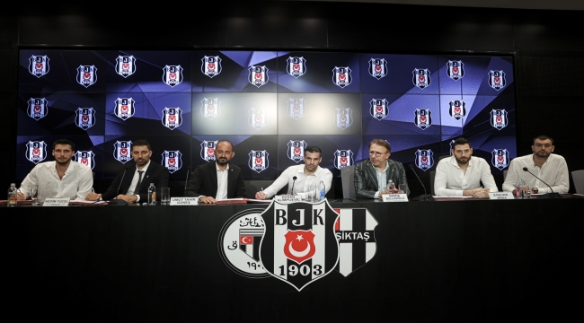 Beşiktaş Erkek Basketbol Takımı'nın yeni transferleri için imza töreni düzenledi