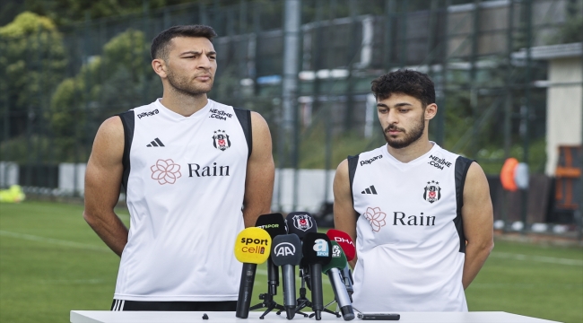 Beşiktaşlı futbolcular Emrecan ile Kartal Kayra, forma rekabeti için iddialı