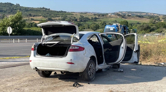 Çanakkale'de sürücünün hayatını kaybettiği kazada otomobilden çok miktarda uyuşturucu madde çıktı