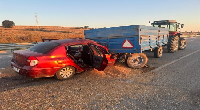 Edirne'deki trafik kazasında 2 kişi yaşamını yitirdi