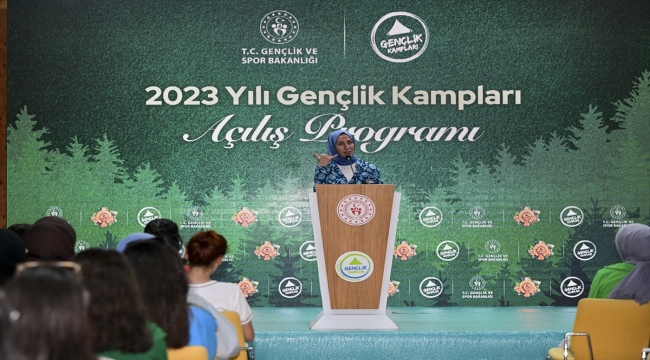 Gençlik ve Spor Bakanlığı 2023 Gençlik Kampları açılış töreni yapıldı