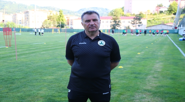 Giresunspor Teknik Direktörü Kaplan, yeni sezonu değerlendirdi: