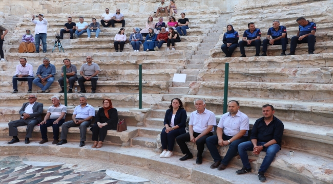 "Gladyatörler şehri" Kibyra'da belediye meclis toplantısı yapıldı