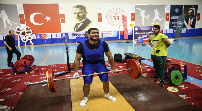 Görme Engelliler Halter Türkiye Şampiyonası, Mersin'de sona erdi