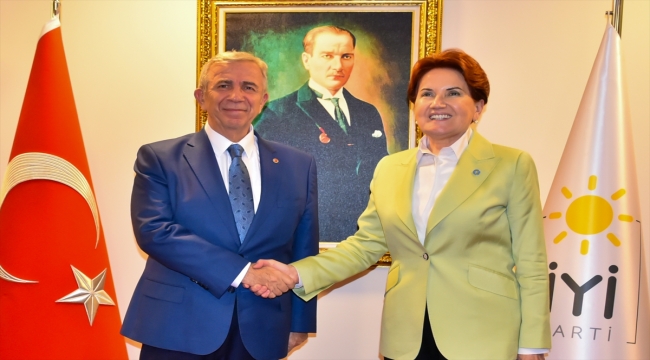 İYİ Parti Genel Başkanı Akşener, ABB Başkanı Yavaş ile bir araya geldi