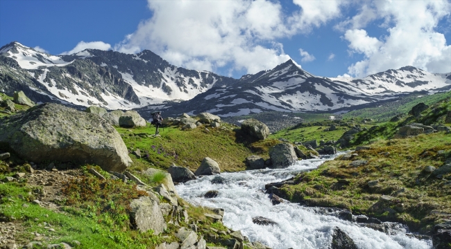 Kaçkar Dağları, Kurban Bayramı tatilinde doğa tutkunlarının uğrak yeri oldu 