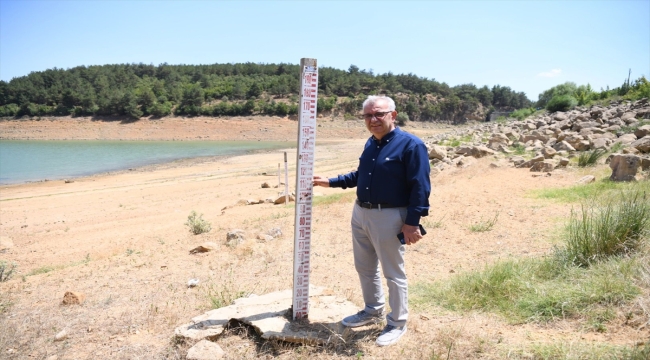 Keşan Belediye Başkanı Helvacıoğlu içme suyu barajında düşen su seviyesine dikkat çekti