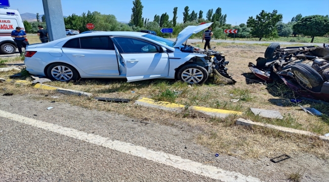 Kırıkkale'deki trafik kazasında 6 kişi yaralandı