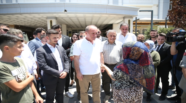 Memleket Partisi Genel Başkanı İnce, Kahramanmaraş'ta ziyaretlerde bulundu