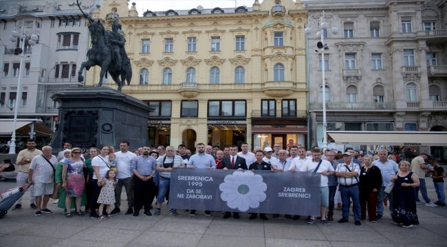 Srebrenitsa soykırımının kurbanları Hırvatistan'da anıldı