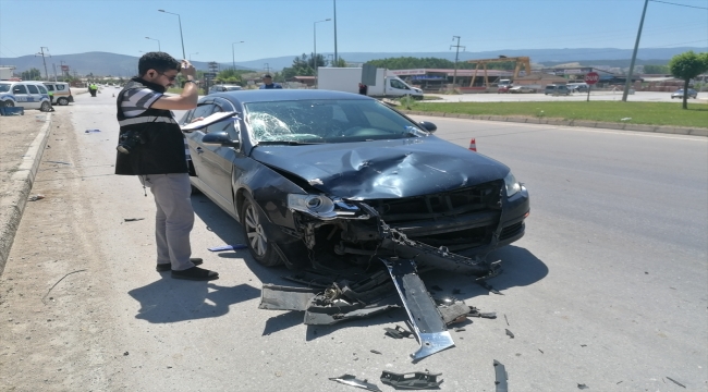 Tokat'ta otomobille çarpışan motosikletin sürücüsü öldü