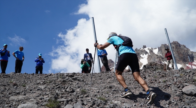 Uluslararası Erciyes Ultra Sky Trail Dağ Maratonu'nda ilk gün yarışları tamamlandı