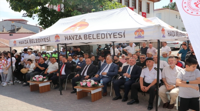 100. Yıl Cumhuriyet Bisiklet Turu'nun Amasya-Havza etabı sona erdi