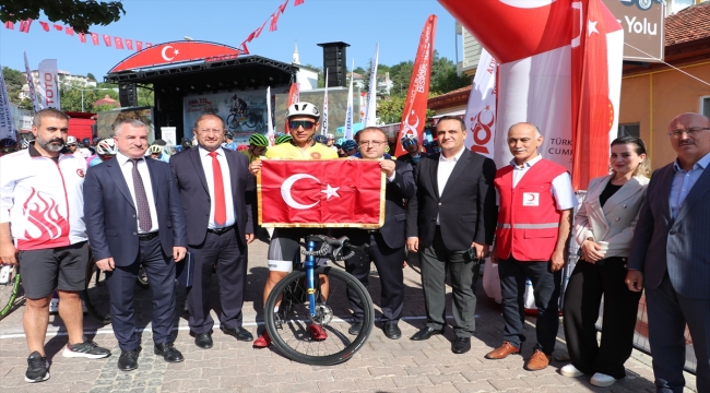 100. Yıl Cumhuriyet Bisiklet Turu'nun Havza-Samsun etabı başladı