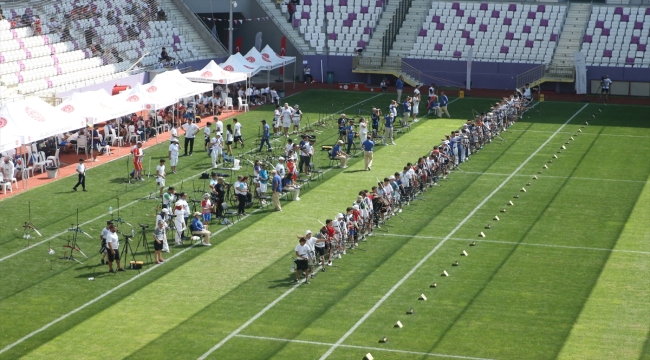 15 Yaş Altı Açık Hava Türkiye Okçuluk Şampiyonası Ordu'da başladı