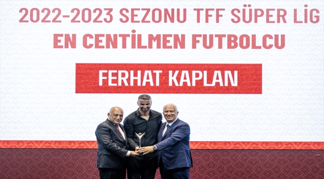 2022-2023 sezonu Fair Play ve Sosyal Sorumluluk Ödülleri Töreni düzenlendi