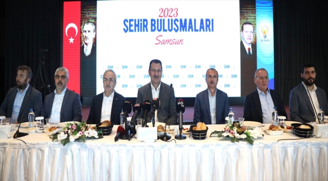 AK Parti Genel Başkan Yardımcısı Yavuz Samsun'da gündemi değerlendirdi