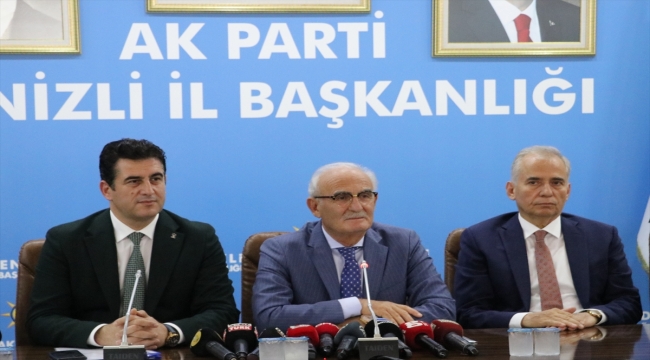 AK Parti Genel Başkan Yardımcısı Yılmaz, Denizli'de partililerle buluştu: