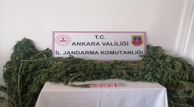 Ankara'da jandarma ekiplerince uyuşturucu operasyonu düzenlendi