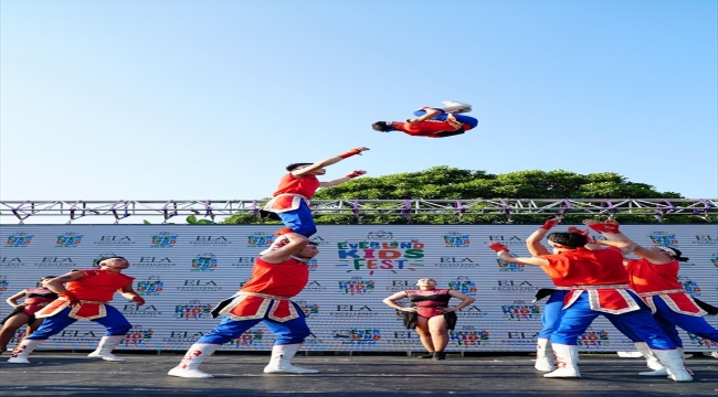 Antalya'da Everland Kids Fest, minik misafirlerini ağırladı