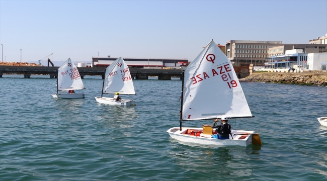 Azerbaycan Yelken Milli Takımı, Tekirdağ'da mavi sulara yelken açıyor