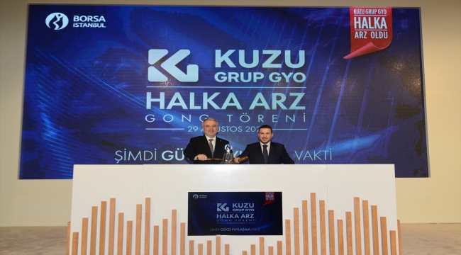 Borsa İstanbul'da gong Kuzugrup Gayrimenkul Yatırım Ortaklığı için çaldı