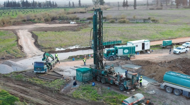 Deprem bölgesinde açılan kuyulardan günde 165 bin 715 ton içme suyu sağlanıyor