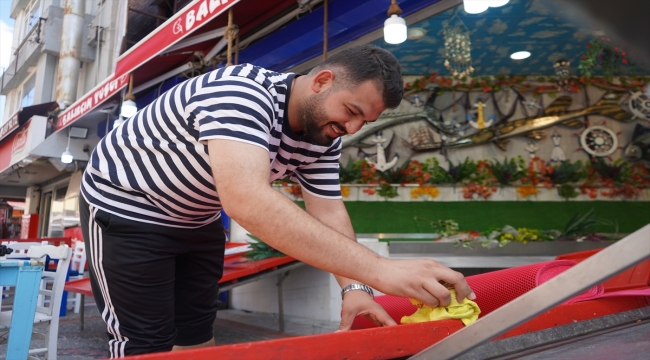 Edirne'de balıkçılar av sezonu öncesi tezgahlarını hazırlıyor