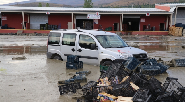 Erzincan ile Iğdır'da sağanak sonucu taşkınlar ve sel meydana geldi