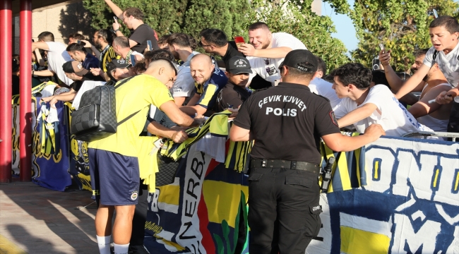 Fenerbahçe kafilesi, Samsun'a geldi