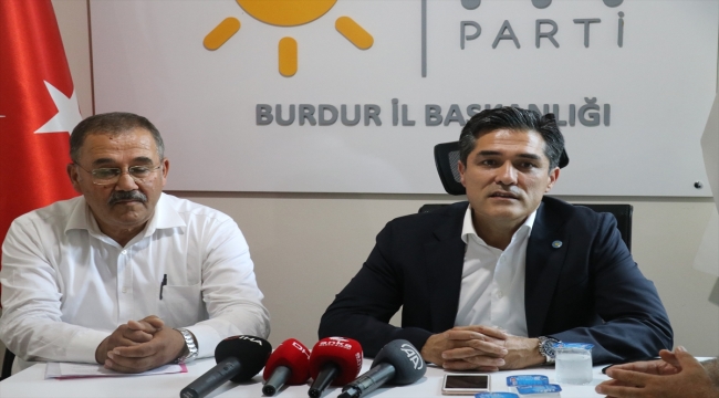 İYİ Parti'li Buğra Kavuncu, Burdur ve Isparta'da konuştu
