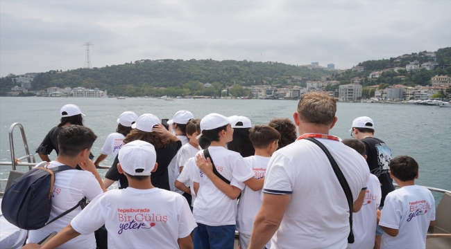 Kahramanmaraşlı çocuklar, Türkiye-Ukrayna Milli Basketbol maçı için İstanbul'da