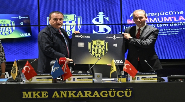 "Maximum Ankaragücü Kredi Kartı" sarı-lacivertli taraftarların kullanımına sunuldu