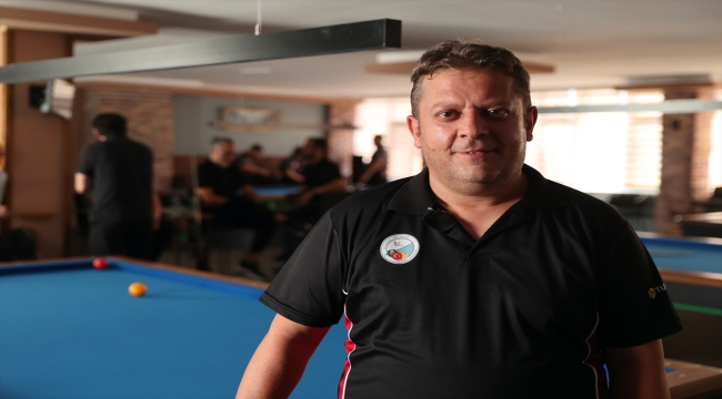 Samsun'da 3 Bant Bilardo Karadeniz Bölge Turnuvası başladı