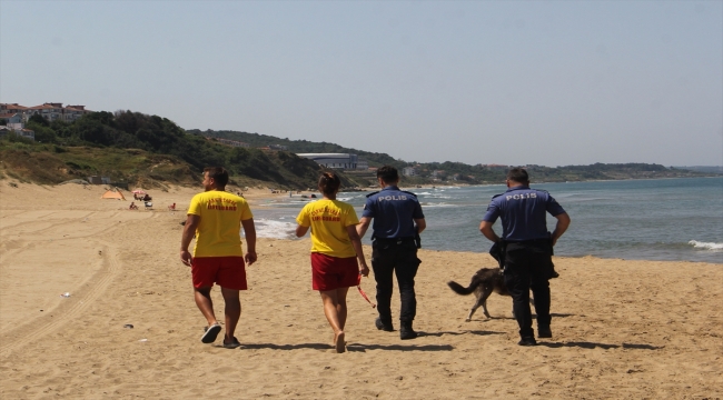 Sinop'ta denize girmenin yasaklandığı kuzey sahilleri boş kaldı