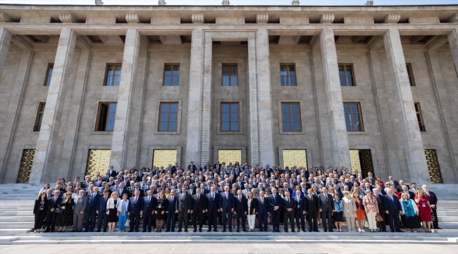 TBMM Başkanı Kurtulmuş, 14. Büyükelçiler Konferansı kapsamında büyükelçileri kabul etti