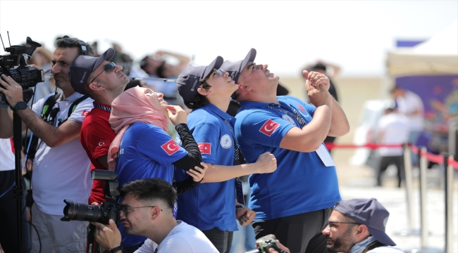 TEKNOFEST kapsamında düzenlenen "Roket Yarışması" devam ediyor