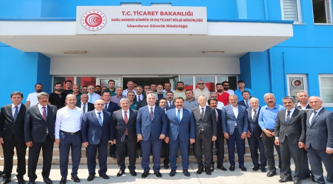 Ticaret Bakanı Ömer Bolat, Hatay İskenderun'da temaslarda bulundu 