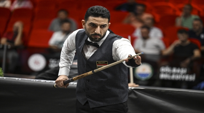 3 Bant Dünya Bilardo Şampiyonası, Ankara'da başladı