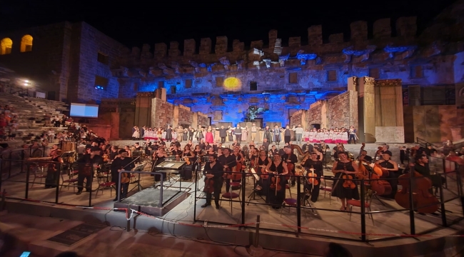 30. Uluslararası Aspendos Opera ve Bale Festivali'nde "Tosca" operası sahnelendi