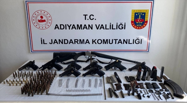 Adıyaman'da silah kaçakçılığı operasyonunda 4 şüpheli yakalandı