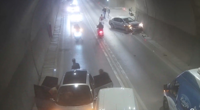 Amasya'da zincirleme trafik kazasında 6 kişi yaralandı