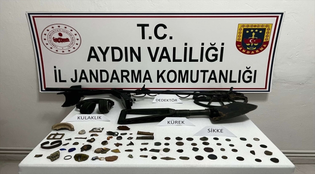 Aydın'da kaçak kazı yaparken yakalanan yabancı uyruklu tutuklandı