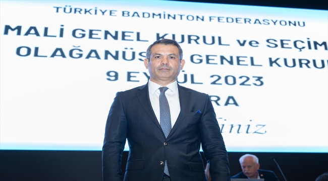 Badminton Federasyonunun yeni başkanı Ercan Yıldız oldu