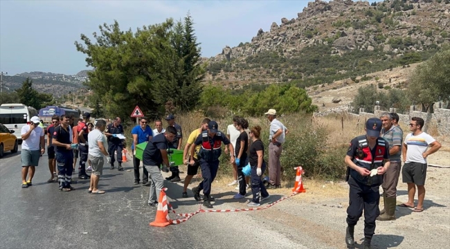 Bodrum'da ciple çarpışan motosikletin sürücüsü muhtar öldü