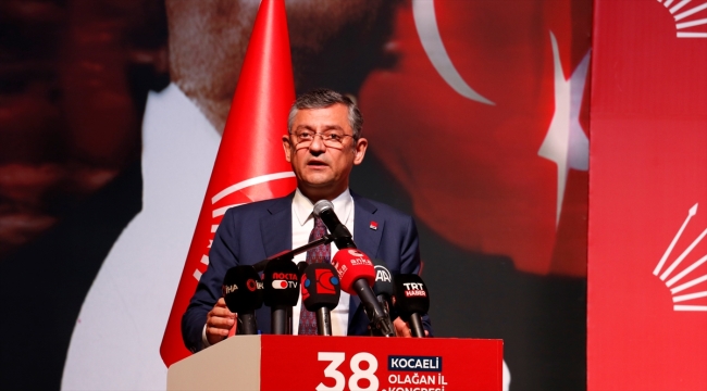 CHP Grup Başkanı Özel, partisinin Kocaeli İl Kongresi'nde konuştu