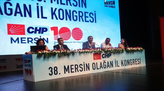 CHP Grup Başkanı Özel, partisinin Mersin İl Kongresi'nde konuştu