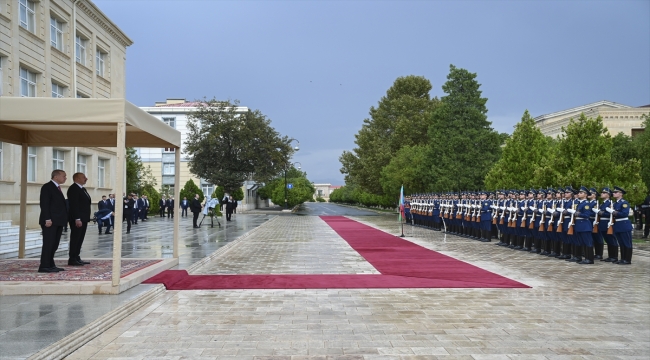 Cumhurbaşkanı Erdoğan, Nahçıvan Özerk Cumhuriyeti Yüksek Meclisi'nde resmi törenle karşılandı