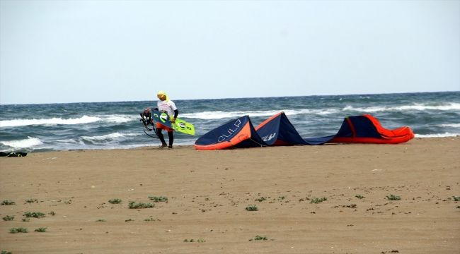 Formula Kite Uçurtma Sörfü Milli Takımı Sinop'ta kampa girdi